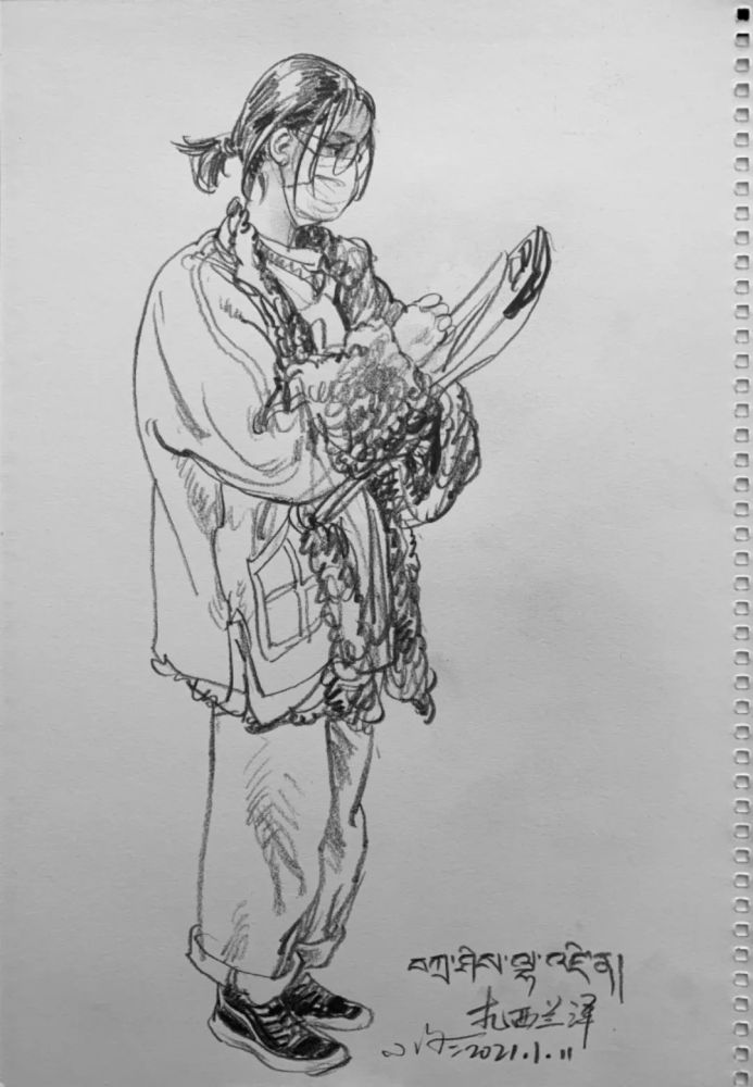 天美教授 于小冬 2021最新素描写生作品