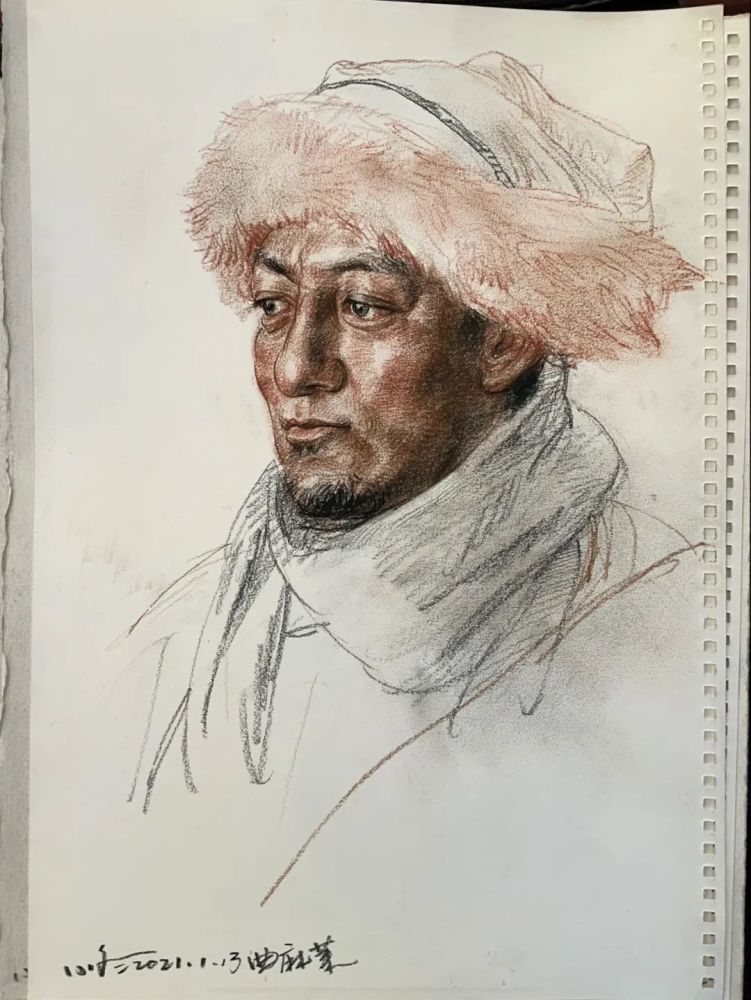 天美教授 于小冬 2021最新素描写生作品