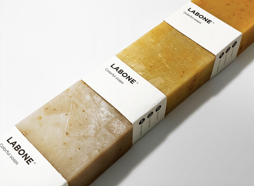 极简主义肥皂包装设计