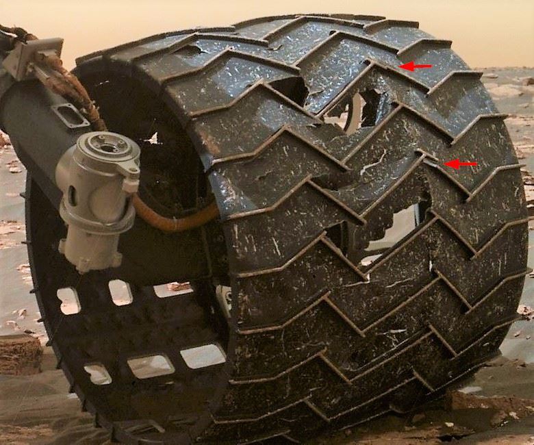 火星车轮子构造图片