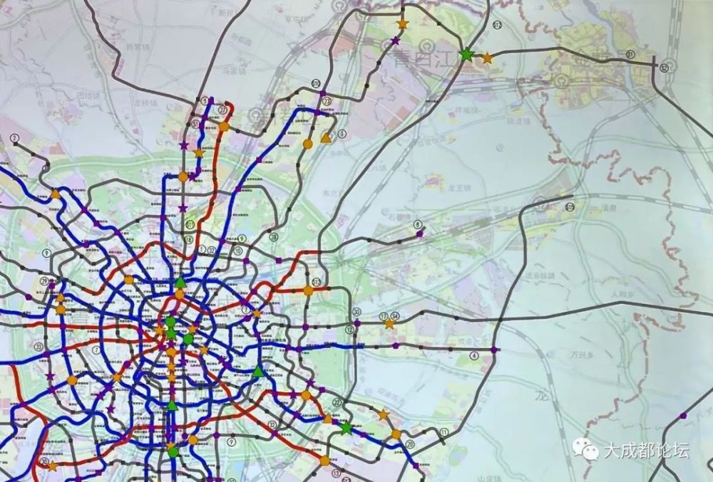 成都市城市轨道交通tod综合开发战略规划高清图