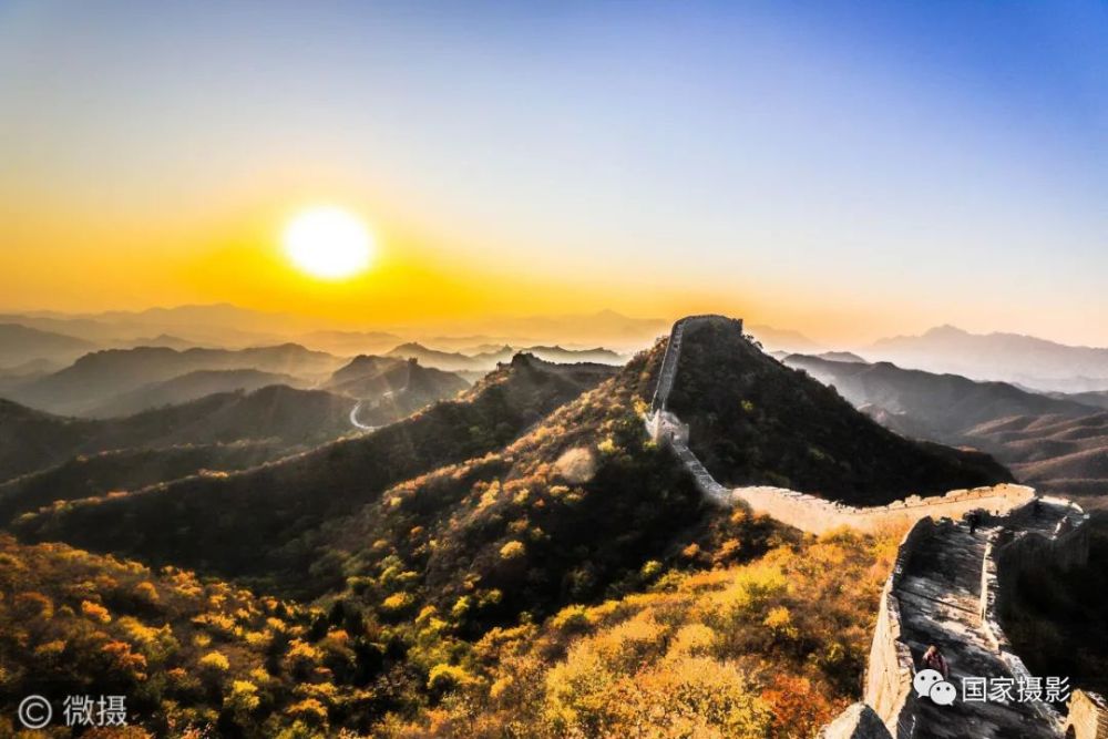 "微摄"摄影号推荐丨万里长城金山独秀