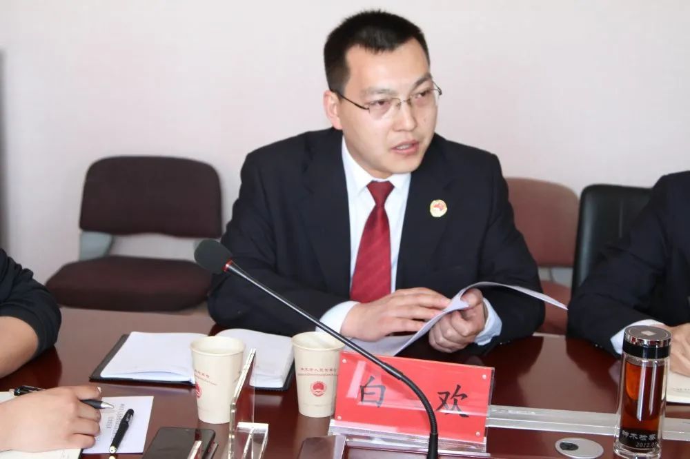 最后,白晓明副检察长做了讲话,表示神木检察院将把"开门纳谏"贯穿检察