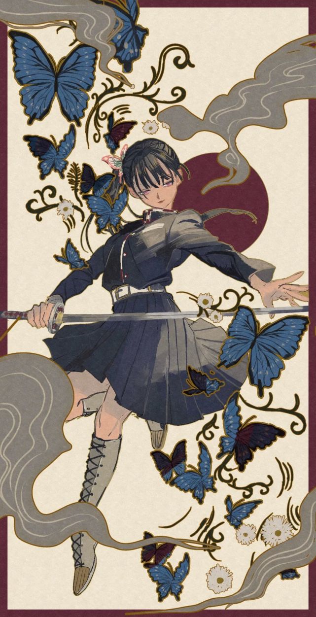 鬼灭之刃 一组浮世绘画风的壁纸 这种画风你喜欢吗 鬼灭之刃 浮世绘 壁纸