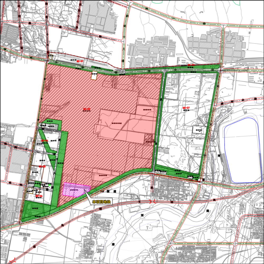 規劃修改地塊區位圖本次修改涉及長治市濱湖區汙水處理廠工程項目所在