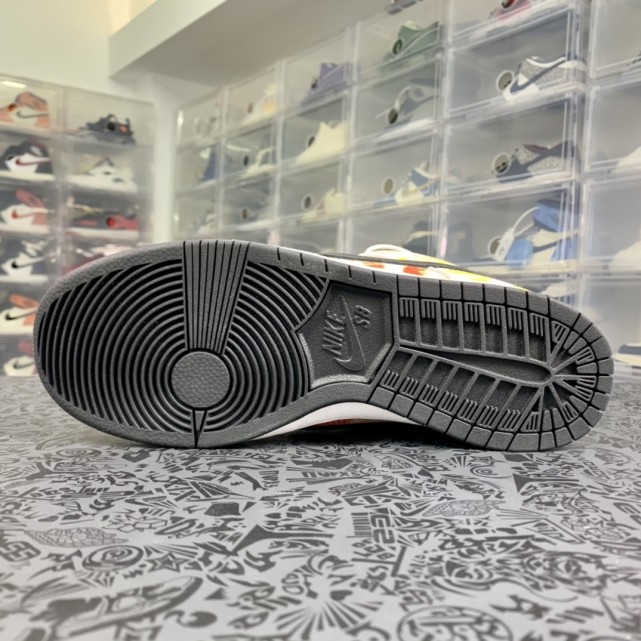 nikedunksbraygum外星人扎染白休闲板鞋