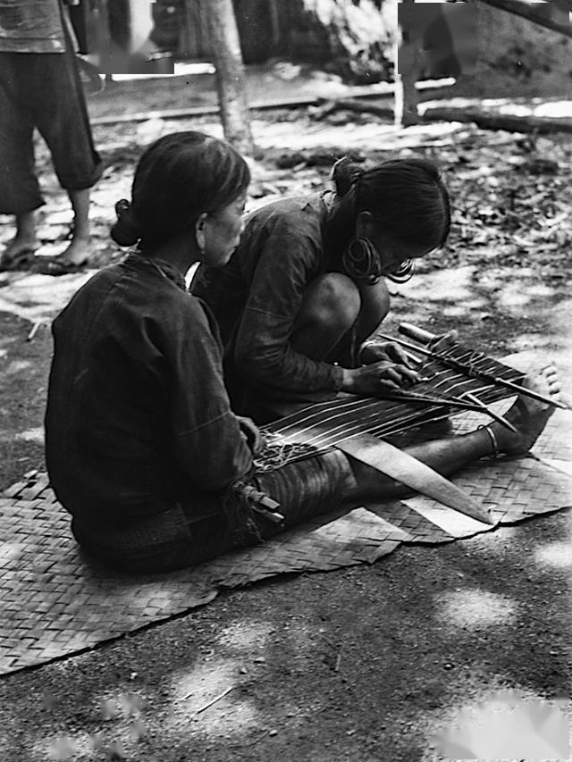 1931年海南岛老照片,黎族部落原生态人物风貌!