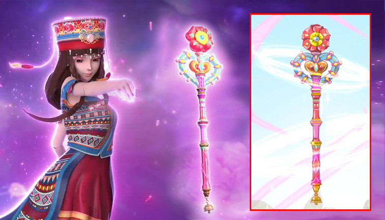 叶罗丽动画和漫画的魔法杖对比光影宝杖最美甜蜜宝杖像塑料