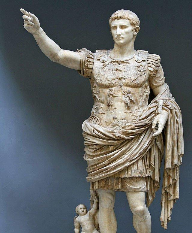 屋大维统治罗马的支柱25万常备军及其他各式军队的效忠