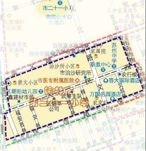 张家口市职教中心地图图片