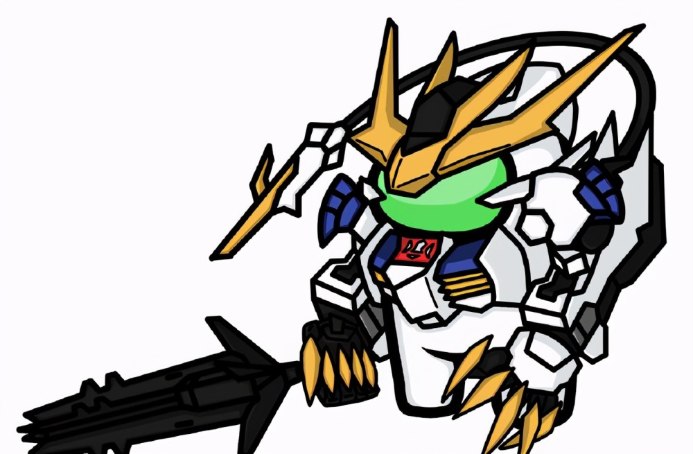 模玩控:q萌among us风高达插画设计,巴巴托斯狼王变可爱啦!