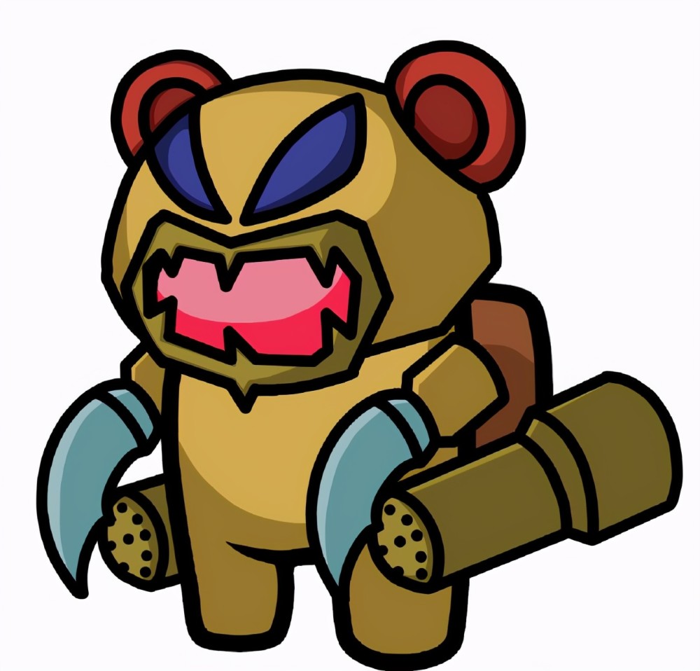 模玩控:q萌among us风高达插画设计,巴巴托斯狼王变可爱啦!