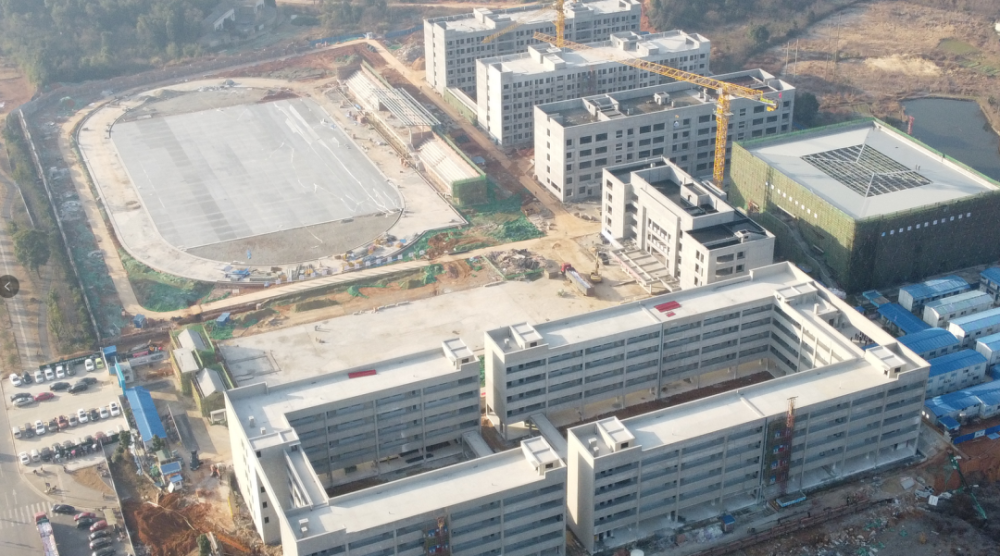加劲提速擂进度韶山学校高新校区今秋开学可投入使用