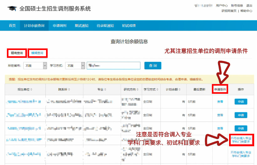 考研调剂系统如何查询(考研调剂系统如何查询分数)
