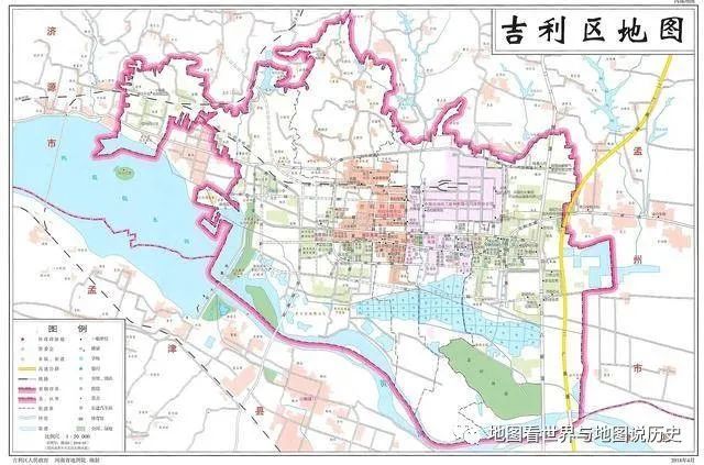 洛阳市行政区划示意图偃师市撤市设区孟津县与吉利区合并设立孟津区