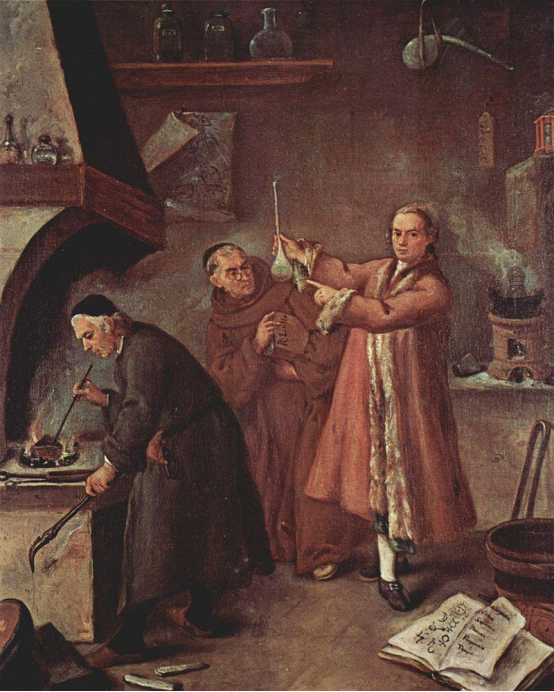 那就是当时许多欧洲国家都盛行"炼金术"