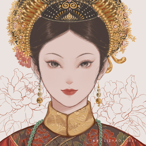 手绘头像丨情起缘落,销黯芳华|如懿