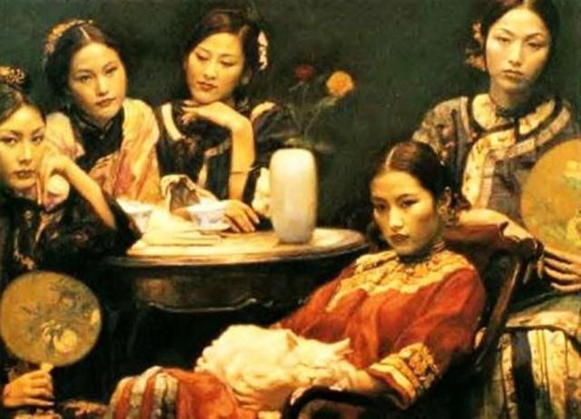 (妻妾成群)胡雪岩先做了一幢金碧辉煌的高楼,名曰:娇楼.