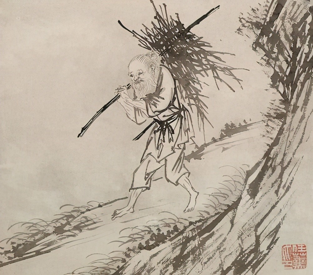 民间故事:樵夫路过荒坟,看到书生在吃馒头,抬手就是一斧头