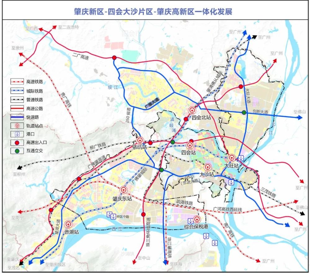 四会市gdp_肇庆8个县市区gdp和城区面积排名,四会城区面积和gdp都排第一名