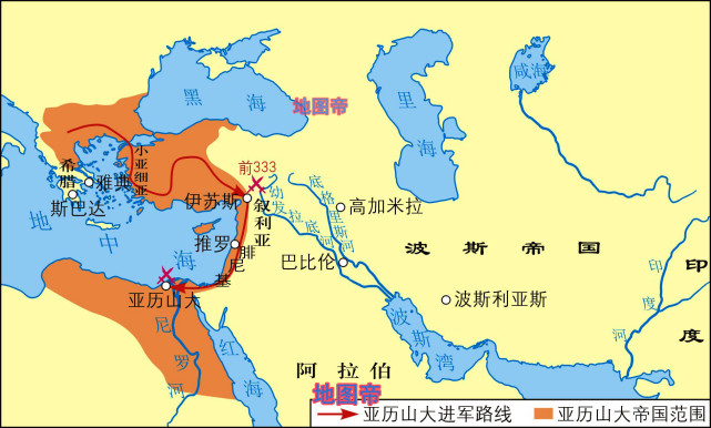 馬其頓帝國比羅馬帝國曆史更久遠,橫掃亞非歐三大洲,最遠打到了中國