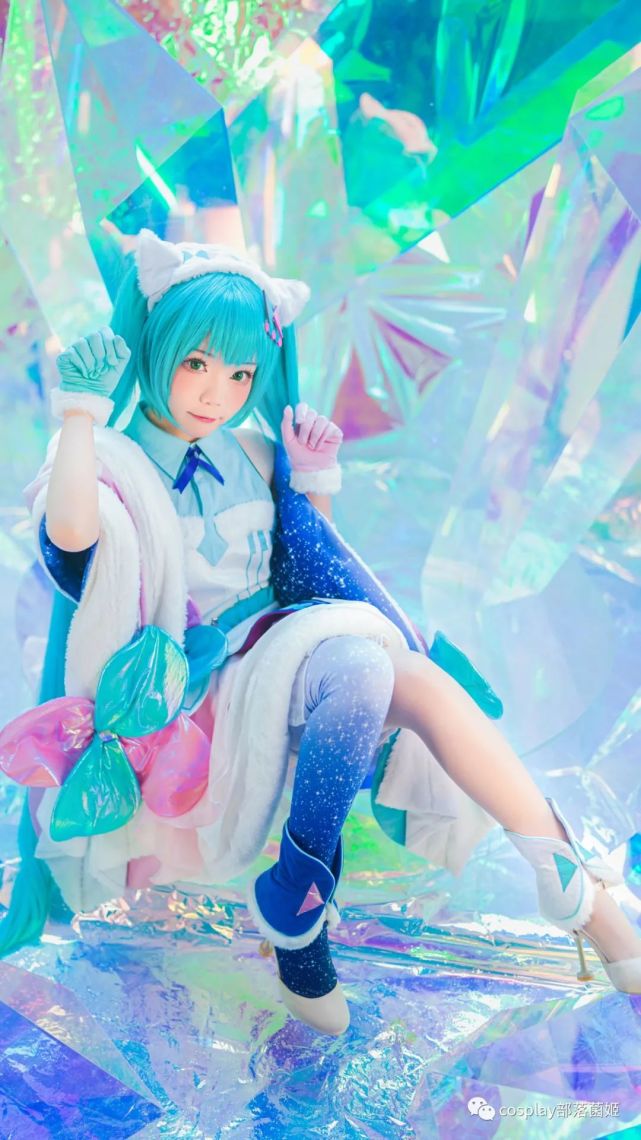 cos:初音未来公主殿下cos正片@王胖胖