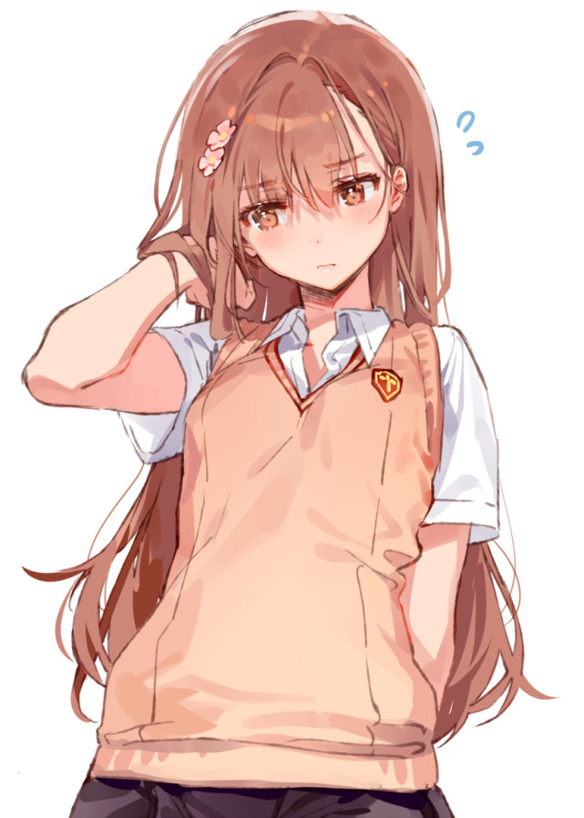 插画 精美的二次元少女