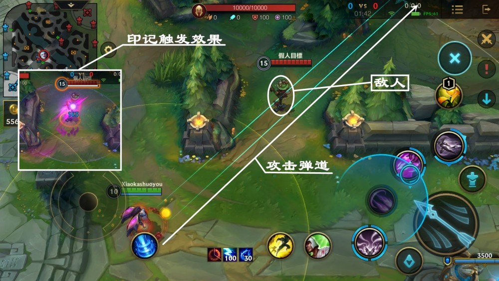 LOL手游：亲女儿卡莎技能打法详解。