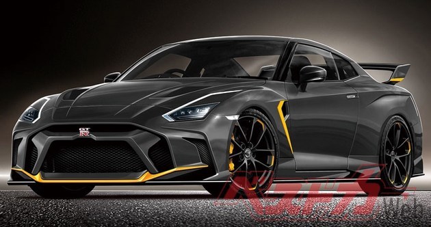 日产gt R终极版渲染图曝光或23年发布 限量发售台 腾讯新闻
