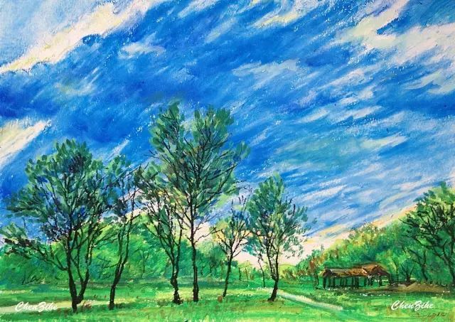 素材分享|油画棒画出来的作品一样有细节,这画面效果,惊呆了!