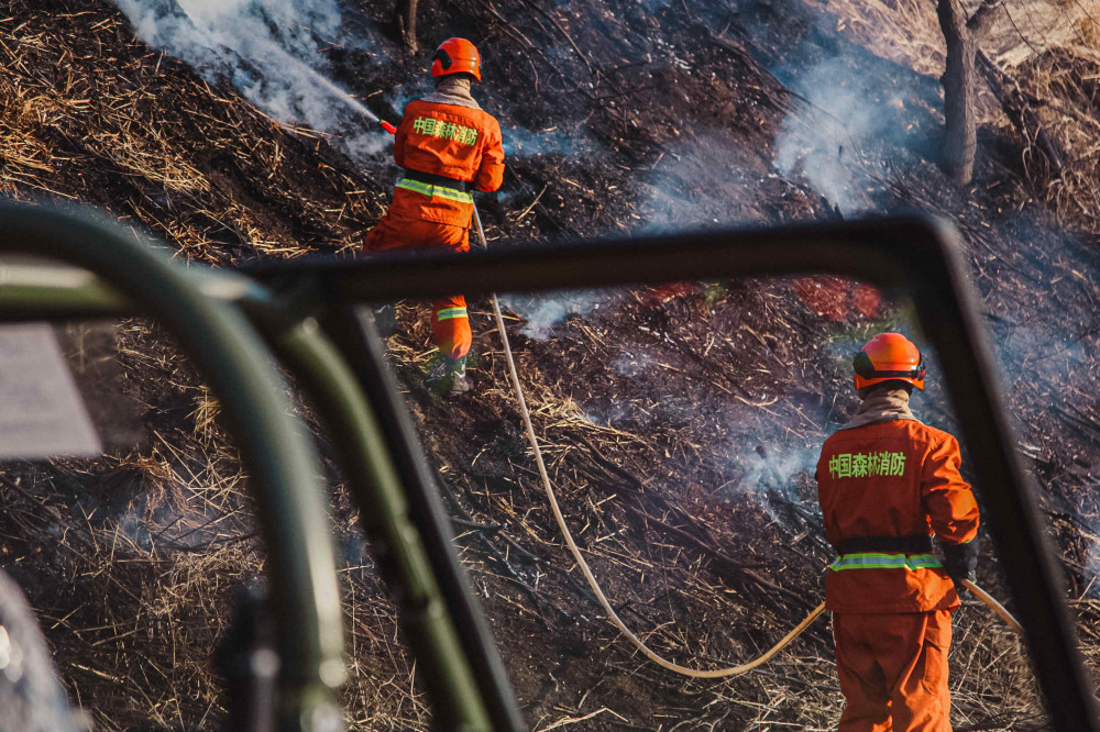 吉林省森林消防总队新训大队开展灭火实战演练