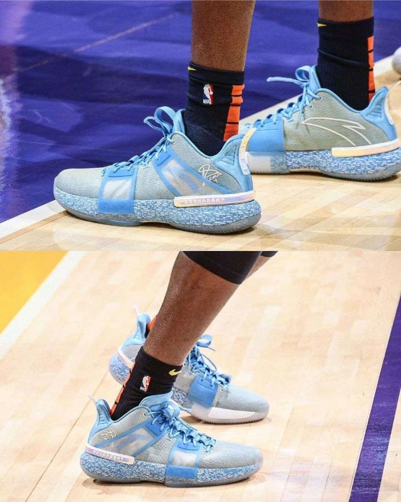 签约安踏的怀斯曼怎么又穿回nike的球鞋了
