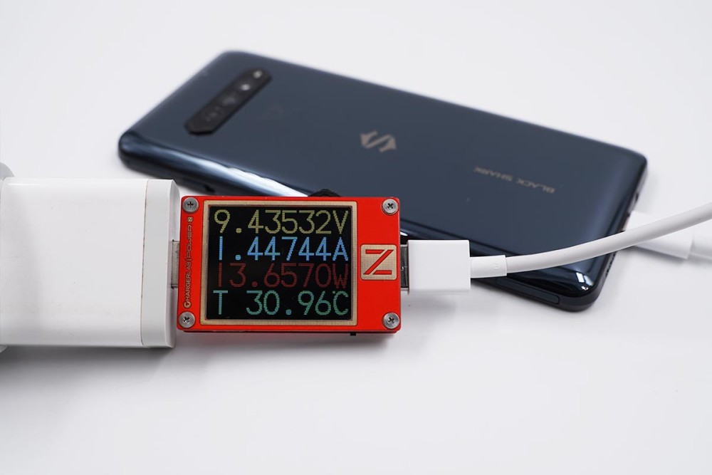 搭载120w快充系统黑鲨4pro充电评测