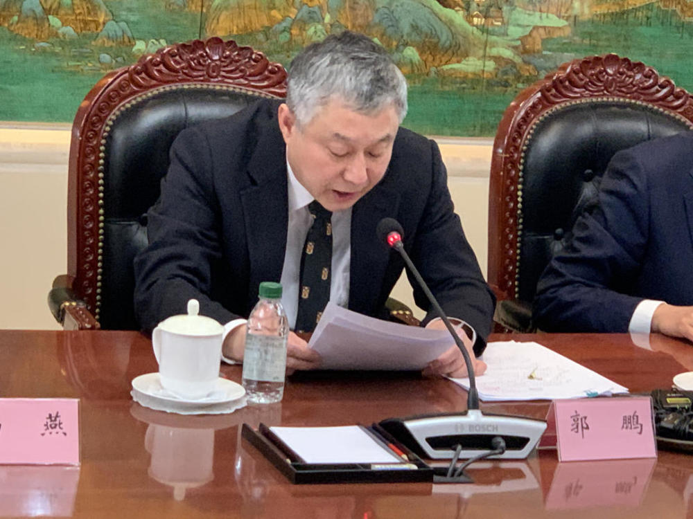 教育部财务司司长郭鹏.