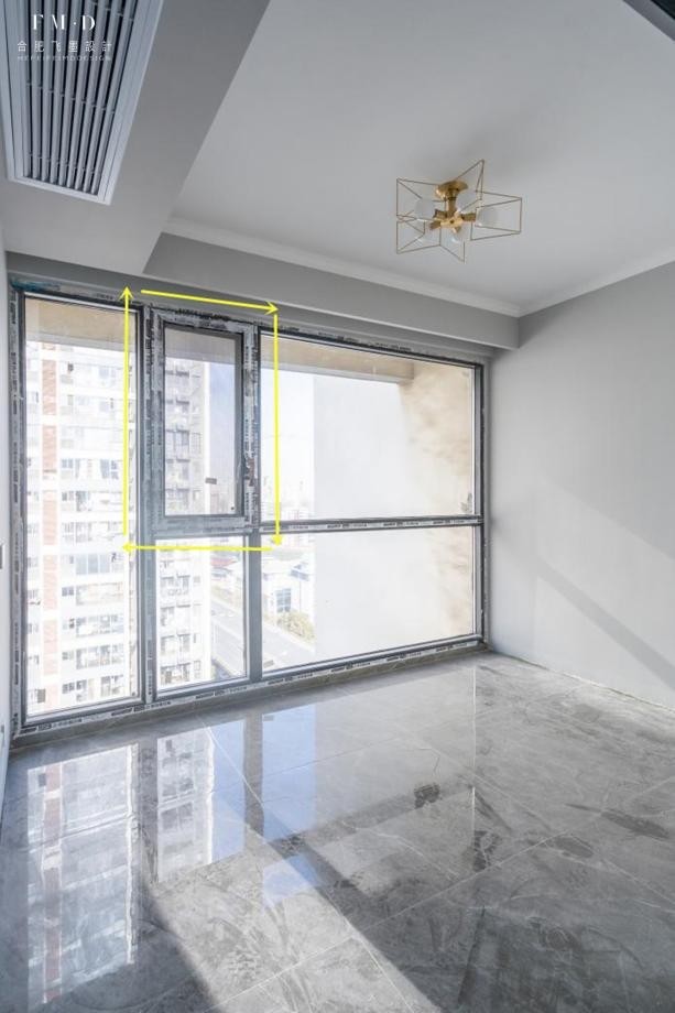 没点远见压根想不到这招:阳台窗户往内开,柜子做l型,一举两得_腾讯新