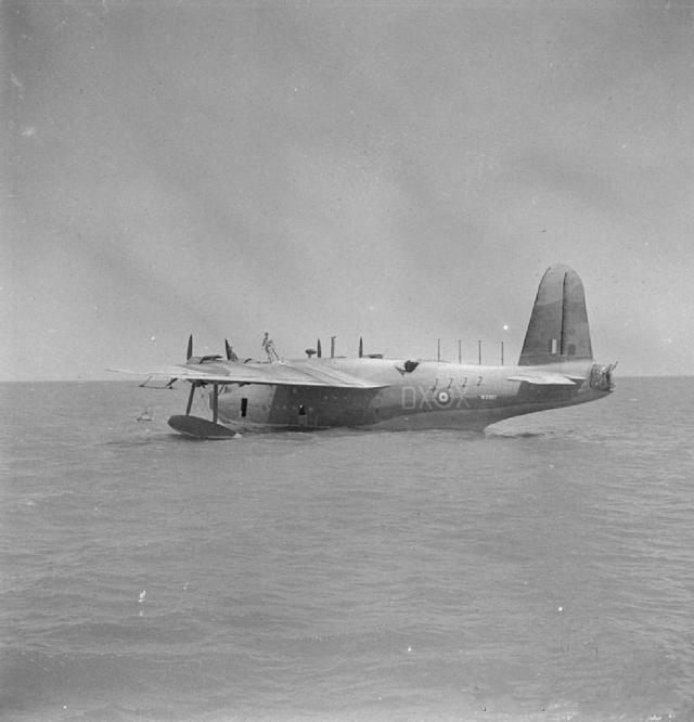 二战英军桑德兰水上飞机u型潜艇的猎杀者北大西洋的卫士