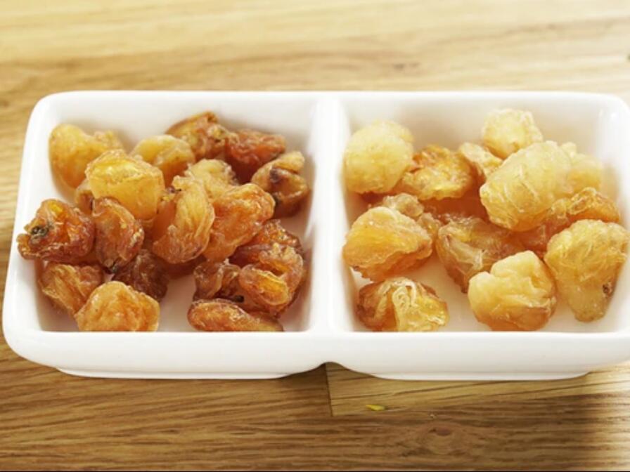 "挑选圆肉贴士"大粒厚肉够干为佳,广西桂圆肉较浓