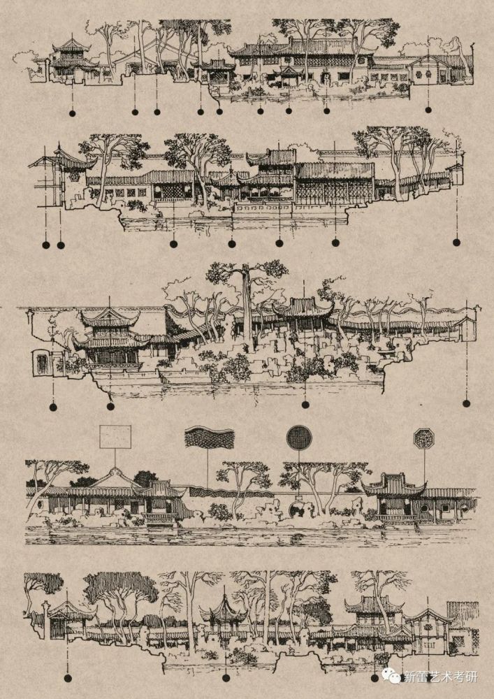 作品賞析古典園林設計手繪作品