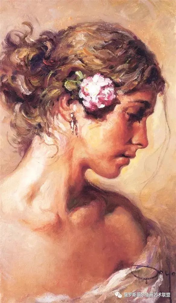 西班牙画家何塞·罗约的女性人物油画作品,看了耐人寻味