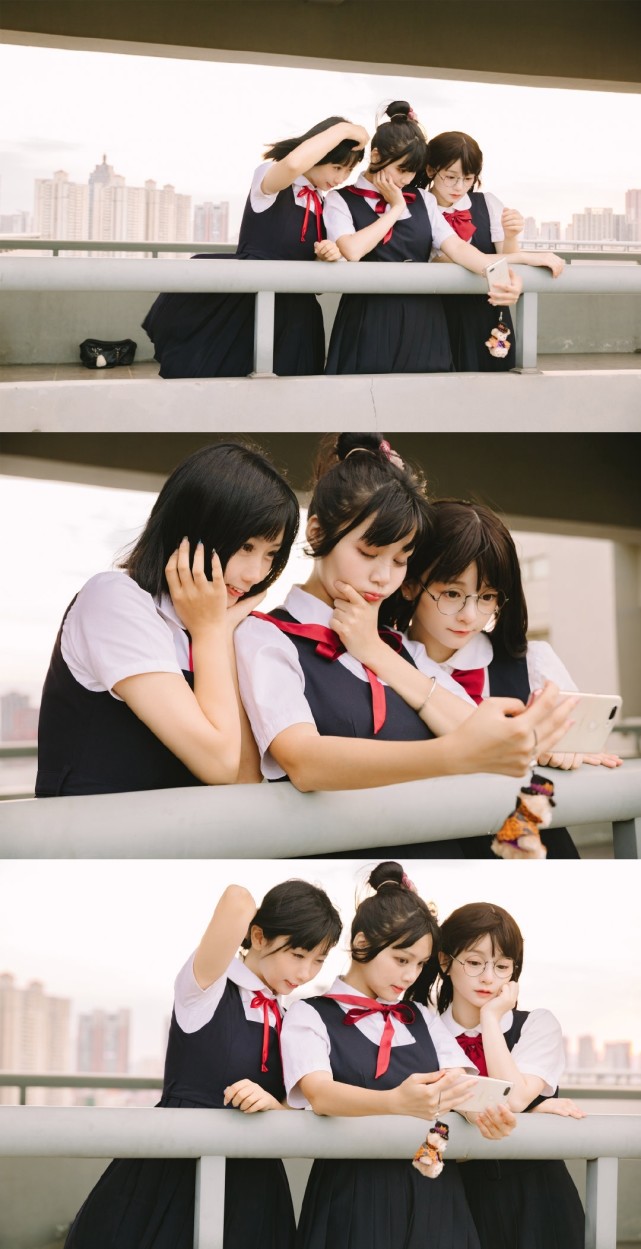 jk少女闺蜜们的三倍快乐