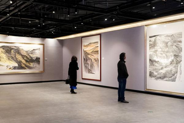 山水精神 洪潮山水画展 在沪开幕 腾讯新闻