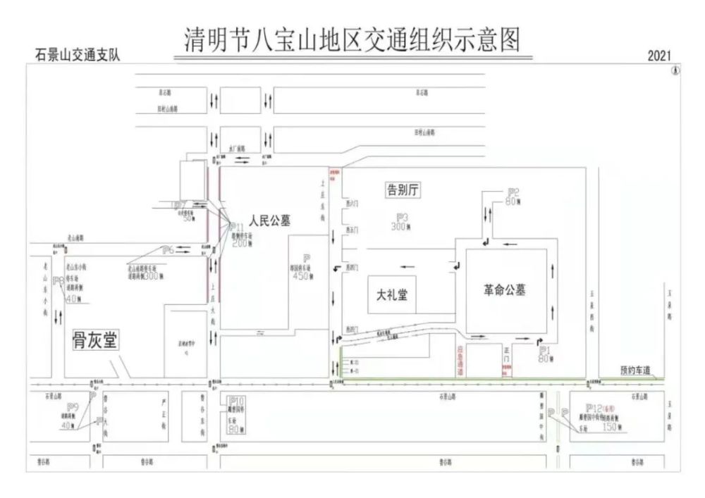 清明节高峰期,八宝山,福田公墓地区,群众祭扫交通安排早知道～_腾讯