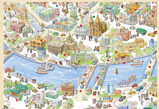 广州旅游地图广州塔canton tower广州塔是广州地标,包括发射天线在内