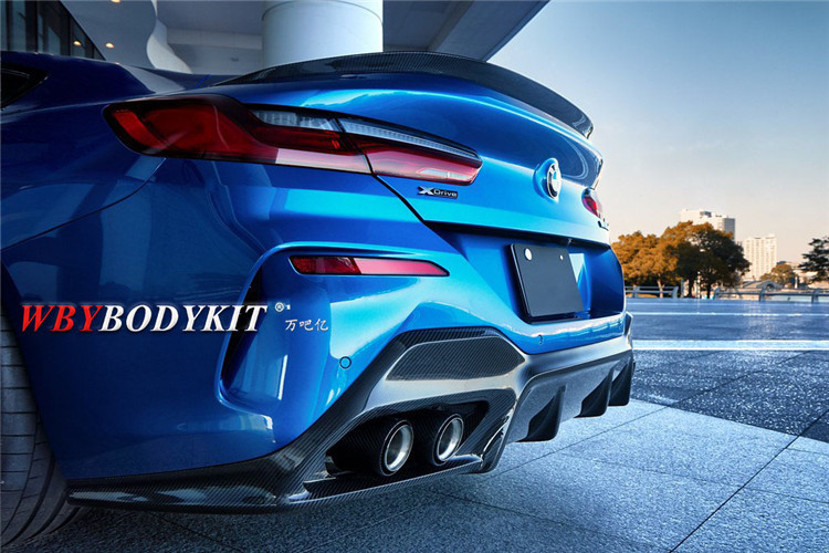宝马8系840i g14g15g16改装3ddesign碳纤小包围8系3d前唇后唇尾翼