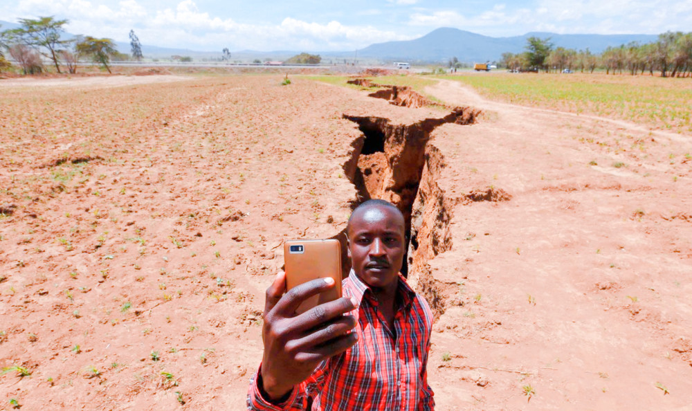 非洲大陆出现56公里裂缝科学家第五大洋正在形成