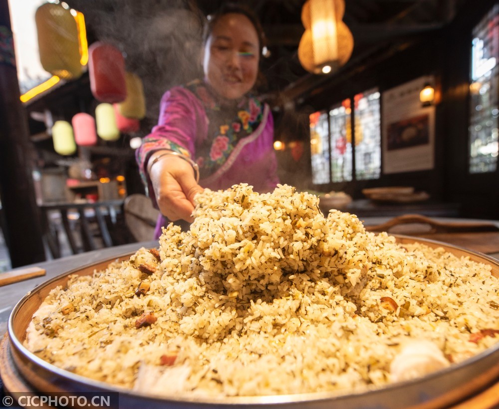 贵州松桃春来社饭飘香时