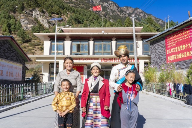 罗布次仁一家的稳定新生活