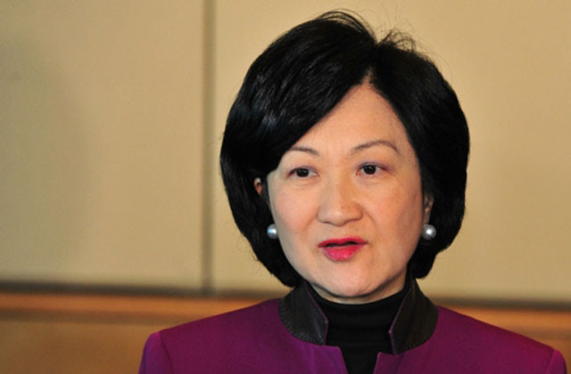 而代表中国香港出席的香港立法会议员叶刘淑仪数度驳斥蔡明宪的发言