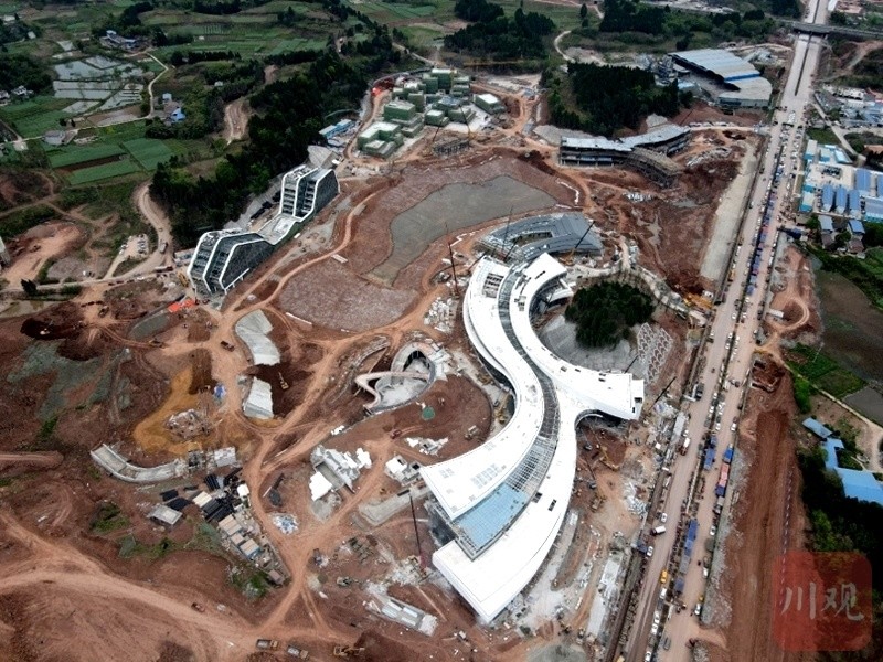 独家夜探眉山东部新城起步区繁星点点美轮美奂