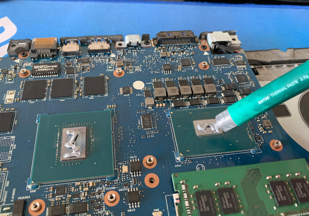 cpu爆降8度外星人13r3笔记本拆机九州风神ex750硅脂更换过程